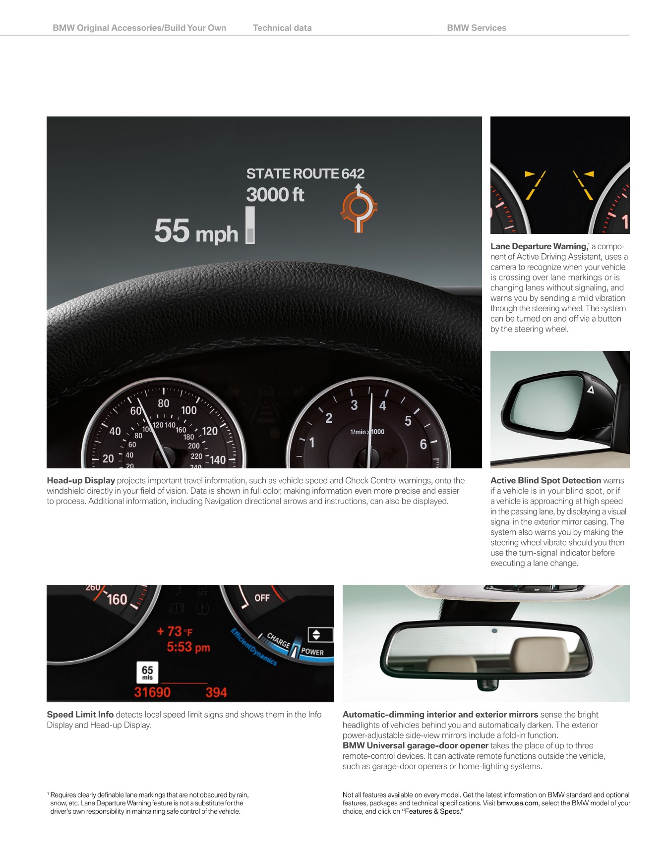 2014 BMW 3-Series Sedan Brochure Page 42